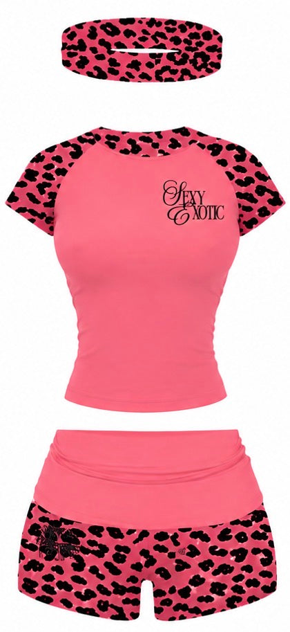 Pink and Black sexy exotic set